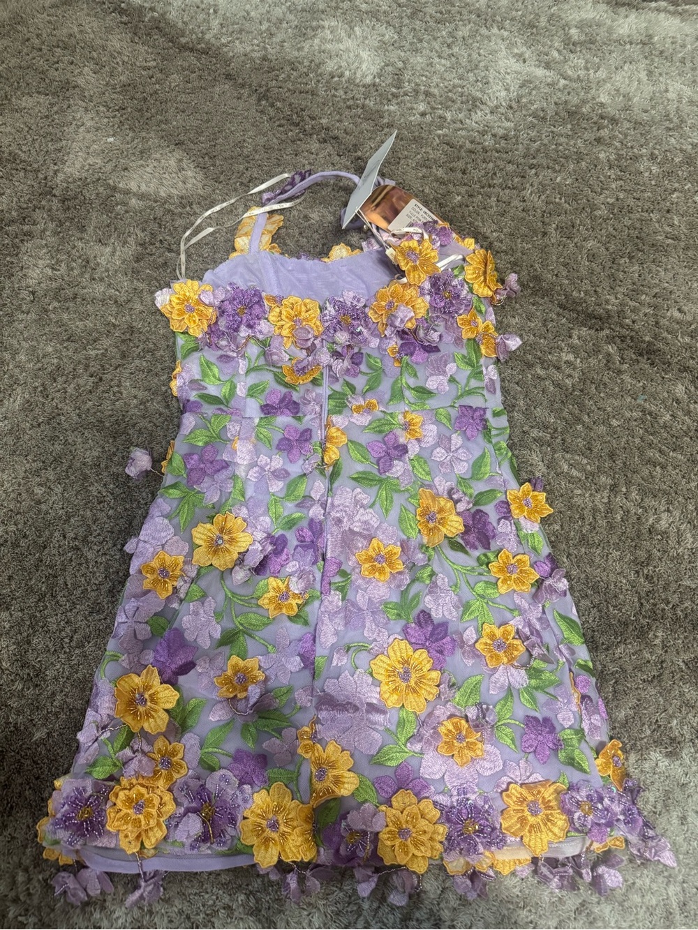 Patbo TULLE PINA EMBROIDERED MINI DRESS - Picture 3 of 4
